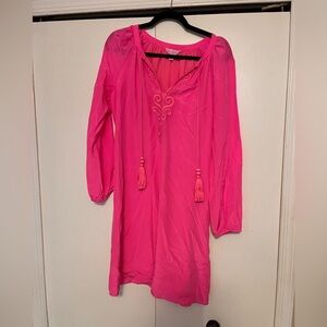 Pink Silk Lilly Pulitzer Tunic Dress (M)